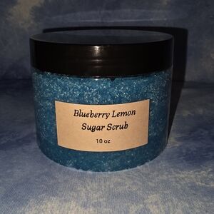 Blueberry Lemon Sugar Scrub - Blue